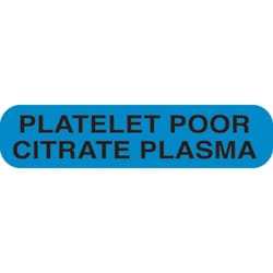 Marketlab, Inc.&nbsp;Platelet Poor Citrate Plasma