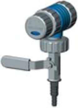 VACUUBRAND Control de flujo manual/desconexión VACUU LAN con base de montaje