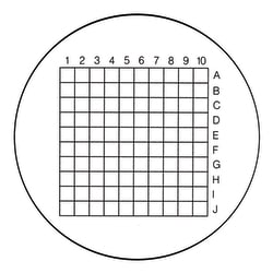 Electron Microscopy Sciences S9 Stage Counting Grid, 0.1mm Squares, Quantity: