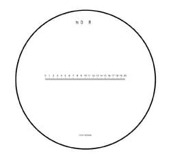 Electron Microscopy Sciences Measuring Scale #8, for 15X Measuring Magnifier, 26 mm
