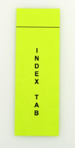 Newcomer Supply Index Tab Cards for Slides, 500/box, Quantity: Pack of