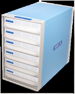 Newcomer Supply Tissue Block Storage System, Plastic - CassCab 6, Six Drawer