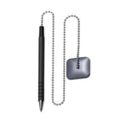 Enterprise Technology Solutions&nbsp;Ballpoint Counter Pen, Medium 0.7 mm, Black Ink, Black Barrel