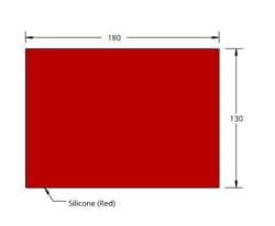 Electron Microscopy Sciences Press-To-Seal Red Silicone Sheet, 1.0 mm thick