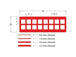 Electron Microscopy Sciences Press-To-Seal for Glass Slides 16 Wells 7x7mm,