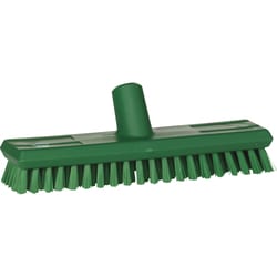 Vikan™ Extra-Stiff 11 in. Waterfed Deck Scrub
