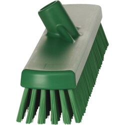 Vikan Stiff 19 in. Deck/Wall Scrub Color: Green:Facility Safety and Maintenance,