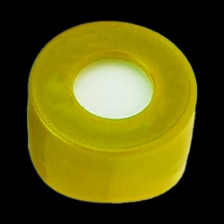 Thomson Instrument Company Yellow 11mm Snap Cap, Pre-Slit Septa | CS1000