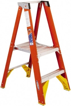 MSC 48" High 300 Lb Capacity 2 Step Ladder, Quantity: Each of 1