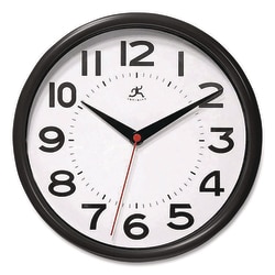 Enterprise Technology Solutions Metro Wall Clock 9 Diameter Bl