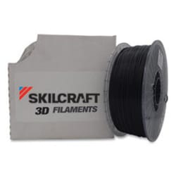 Enterprise Technology Solutions 7045016859763 Skilcraft 3d Printer Acrylonitrile Butadiene Styrene Filament, 1.75 Mm, Black