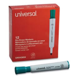 Enterprise Technology Solutions Dry Erase Marker, Broad Chisel Tip, Green,
