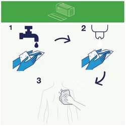 Tork Wash Cloth Advanced Folded White | Buy Online | Tork | Fisher Scientific