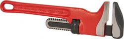 MSC Ridgid 31400 12" Steel Straight Spud Pipe Wrench 2-5/8" Pipe Capacity,