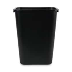 Enterprise Technology Solutions&nbsp;Soft-Sided Wastebasket, 41 Qt, Plastic, Black
