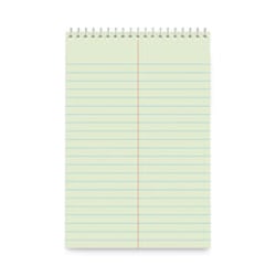 Enterprise Technology Solutions Steno Pads, Gregg Rule, Red Cover, 80 Green-Tint