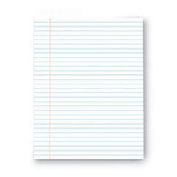 Enterprise Technology Solutions&nbsp;Glue Top Pads, Wide/legal Rule, 50 White 8.5 X 11 Sheets, Dozen