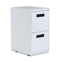 Enterprise Technology Solutions File Pedestal, Left Or Right, 2 Legal/letter-Size File Drawers, Light Gray, 14.96