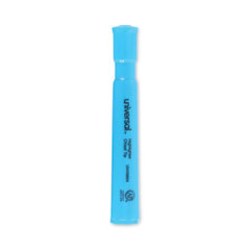 Enterprise Technology Solutions Desk Highlighters, Fluorescent Blue Ink,