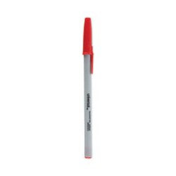 Enterprise Technology Solutions Ballpoint Pen, Stick, Medium 1 mm, Red