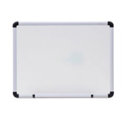 Enterprise Technology Solutions&nbsp;Modern Melamine Dry Erase Board with Aluminum Frame, 24 x 18, White Surface