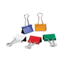 Enterprise Technology Solutions Binder Clips with Storage Tub, Medium,