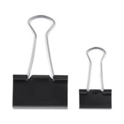 Enterprise Technology Solutions Binder Clips with Storage Tub, (50) Small