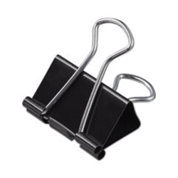 Enterprise Technology Solutions Binder Clip Value Pack, Mini, Black/Silver,