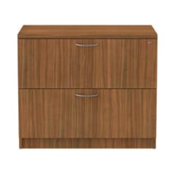 Enterprise Technology Solutions Alera Valencia Series Lateral File, 2 Legal/letter-Size File Drawers, Modern Walnut, 34