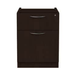 Enterprise Technology Solutions&nbsp;Alera Valencia Series Hanging Pedestal File, Left/right, 2-Drawers: Box/file, Legal/letter, Espresso, 15.63