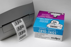Electron Microscopy Sciences&nbsp;Cryo-Tag Thermal Transfer Labels, 51 x 6 mm