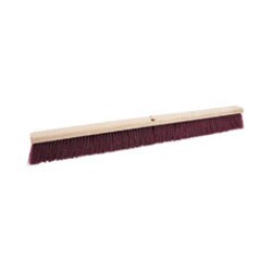 Enterprise Technology Solutions Floor Brush Head, 3.25" Maroon Stiff Polypropylene