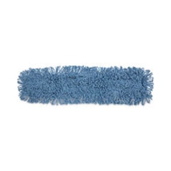 Enterprise Technology Solutions&nbsp;Dust Mop Head, Cotton/synthetic Blend, 36 X 5, Looped-End, Blue