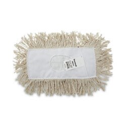 Enterprise Technology Solutions&nbsp;Mop Head, Dust, Cotton, 12 X 5, White