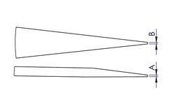 Electron Microscopy Sciences EMS Style 249 Carbon Fiber Replacement Tips,