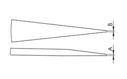 Electron Microscopy Sciences&nbsp;EMS Style 249 Carbon PEEK Replacement Tips,  OAL