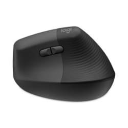 Enterprise Technology Solutions&nbsp;Lift Vertical Ergonomic Mouse, 2.4 GHz Frequency/32 ft Wireless Range, Right Hand Use, Graphite
