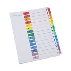 Enterprise Technology Solutions Deluxe Table Of Contents Dividers For Printers,