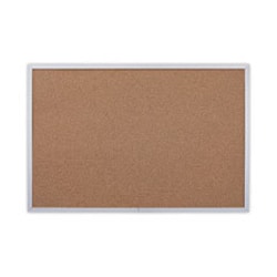 Enterprise Technology Solutions Cork Bulletin Board, 36 x 24, Tan Surface,