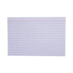 Enterprise Technology Solutions&nbsp;Ruled Index Cards, 4 X 6, White, 100/pack