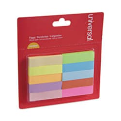 Enterprise Technology Solutions Self-Stick Page Tabs, 0.5" x 2", Assorted