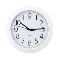 Enterprise Technology Solutions Whisper Quiet Clock, 12" Overall Diameter,