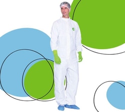 Isofield&trade;&nbsp;Vista Cleanroom Coverall with Mandarin Collar - Grade A/B Compatible