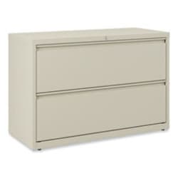 Enterprise Technology Solutions&nbsp;Lateral File, 2 Legal/Letter-Size File Drawers, Putty, 42