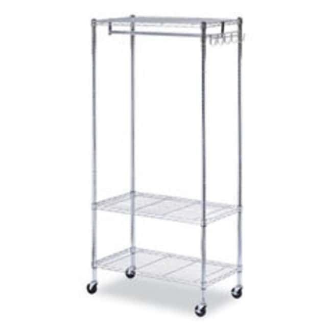 Enterprise Technology Solutions Wire Shelving Garment Rack, 30 Garments