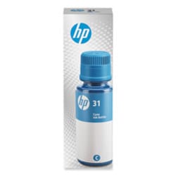 Enterprise Technology Solutions&nbsp;HP 31, (1VU26AN) HIGH-YIELD CYAN ORIGINAL INK BOTTLE