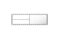 Caresfield Direct Thermal PlatinumCode Labels, 1 in. Core
