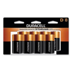 Enterprise Technology Solutions&nbsp;Coppertop Alkaline D Batteries, 8/pack