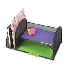 Enterprise Technology Solutions Onyx Mesh Desk Organizer Two V, Quantity: