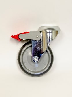 Treston™ Caster Set Dia. 3.93 in. non-ESD (2 - locking, 2 - non-locking)